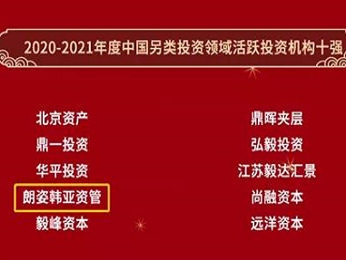 c7c7娱乐游戏韩亚资管荣获全球PE论坛2020-2021年度中国另类投资机构十强称呼